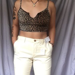 Pastel Yellow Uniqlo Chino Pants